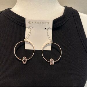 Kendra Scott Rose Gold Hoop Earrings